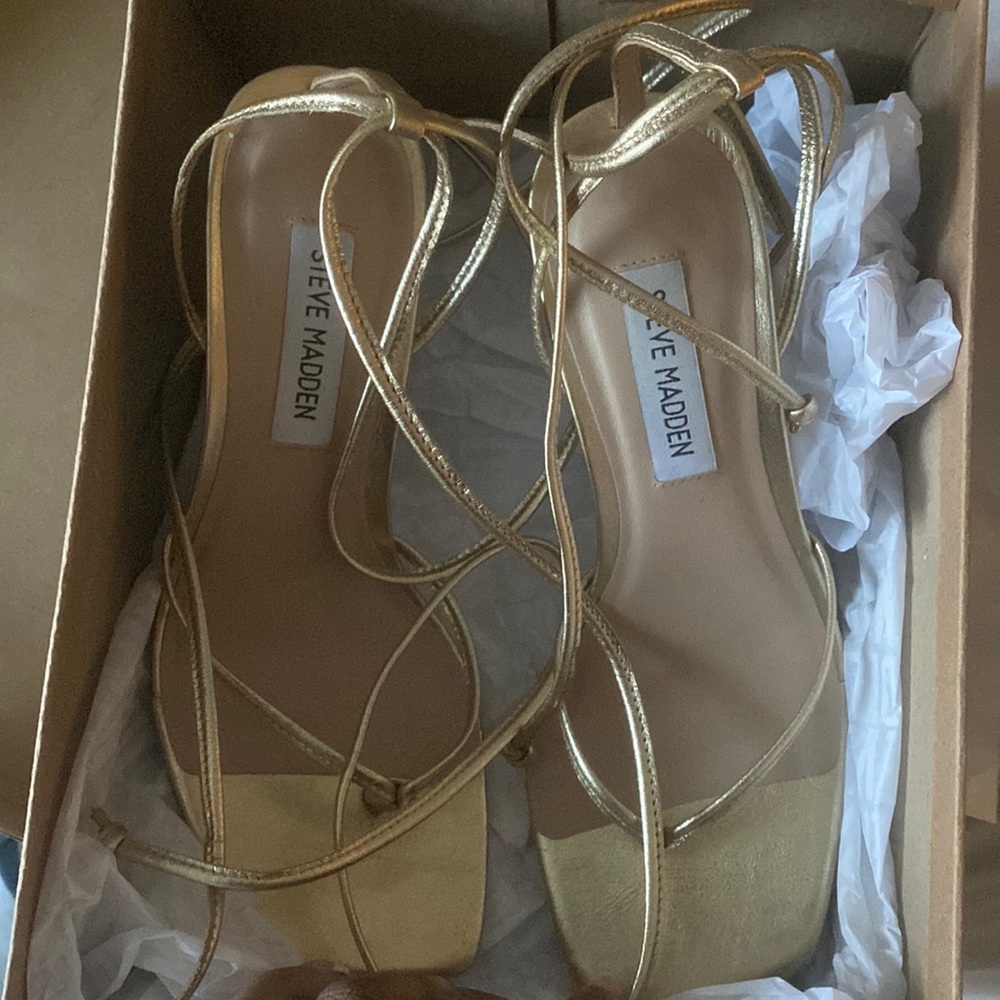 Steve Madden Wrap Around heel
